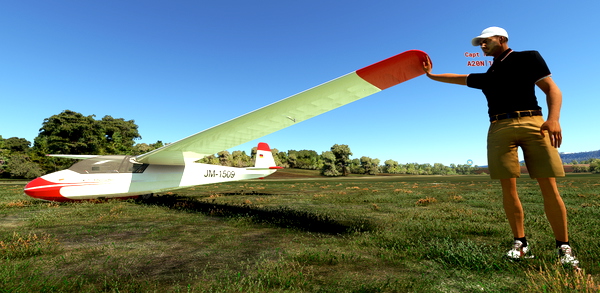 MSFS glider animations for the Schleicher K7 - for Microsoft Flight Simulator