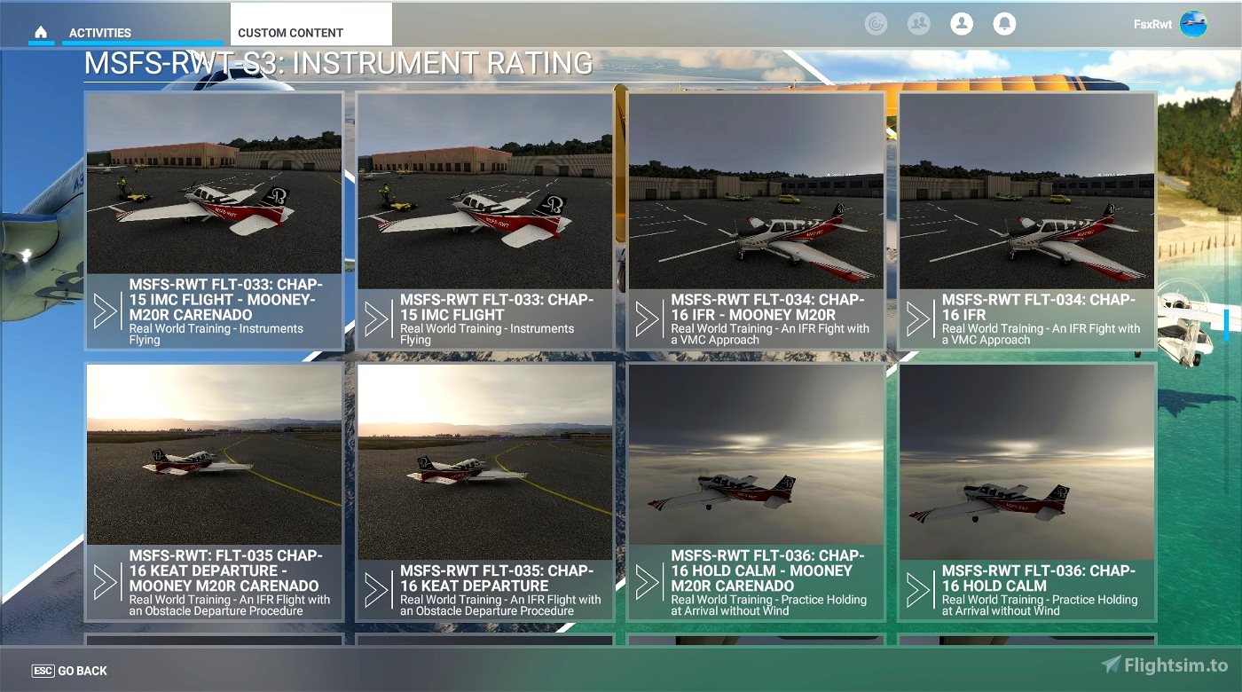 Add the developer's name/company's name in the aircraft selection menu -  Wishlist - Microsoft Flight Simulator Forums