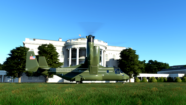 MV-22B Osprey Marine One repaint - for Microsoft Flight Simulator