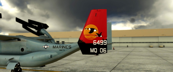 MV-22B Osprey USMC VMM-774 Wild Goose - for Microsoft Flight Simulator