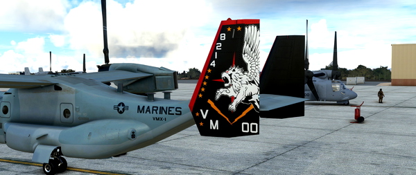 MV-22B Osprey USMC VMX-1 Flying Lions - for Microsoft Flight Simulator