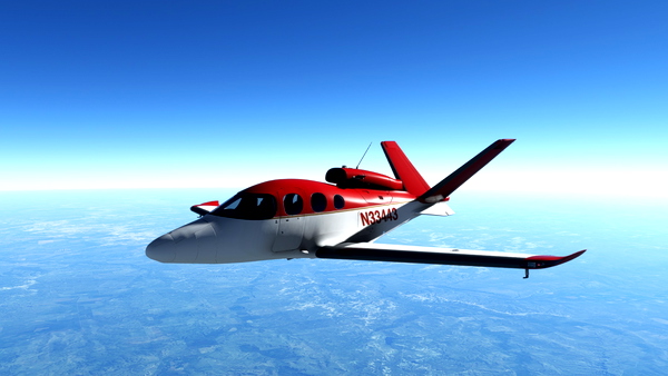 N33443 Fictional SF50 Vision Jet G2 Livery - for Microsoft Flight Simulator