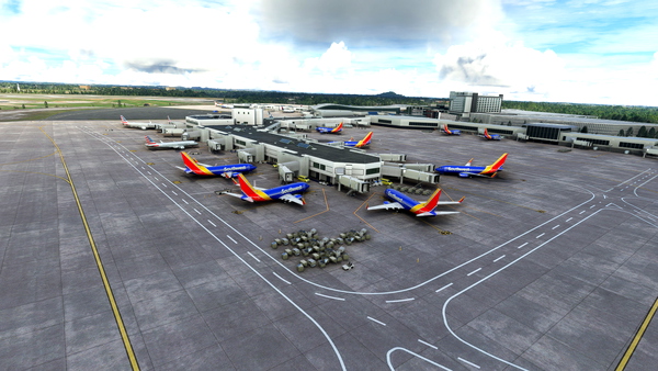KBNA Static Aircaft - for Microsoft Flight Simulator