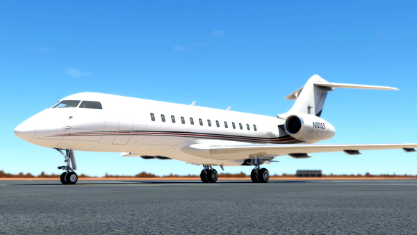 NetJet N101QS | Bombardier Global 6000 - for Microsoft Flight Simulator
