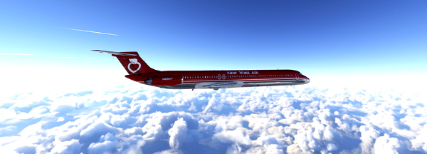 NEW YORK AIR N815NY 8K - for Microsoft Flight Simulator
