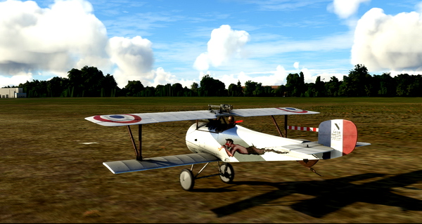 Nieuport 17 French AF Jean Bignon - for Microsoft Flight Simulator
