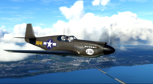 North American P-51A #246 - for Microsoft Flight Simulator