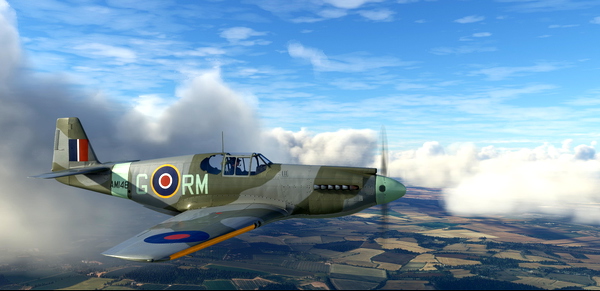North American P-51A RAF AM148 RM-G 26 Sqn - for Microsoft Flight Simulator
