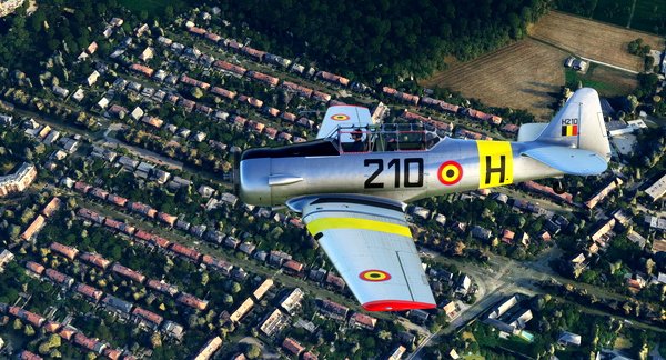 North American T-6 Harvard N4109C H-210 Belgian Air Force - for Microsoft Flight Simulator