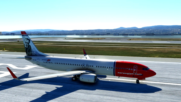 Norwegian Air Shuttle 738 (SE-RRP) - for Microsoft Flight Simulator