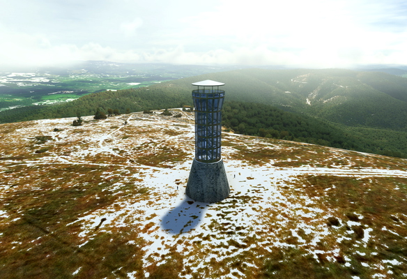 OBSERVATION TOWER ON ŚNIEŻNIK - for Microsoft Flight Simulator