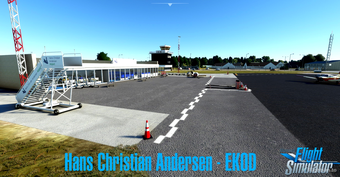 Odense Airport Hans Christian Andersen Airport EKOD for Microsoft