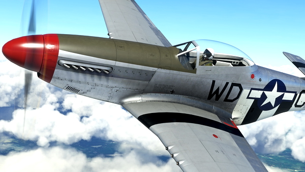 P-51D Mustang 44-73877 (G-CMDK) - for Microsoft Flight Simulator