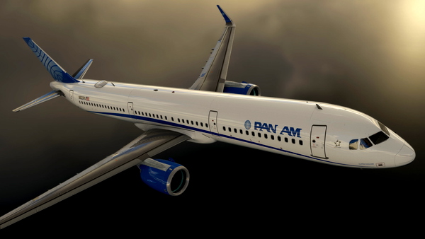 Pan Am 2023 Fictional Livery (LatinVFR A321neo series) - for Microsoft Flight Simulator