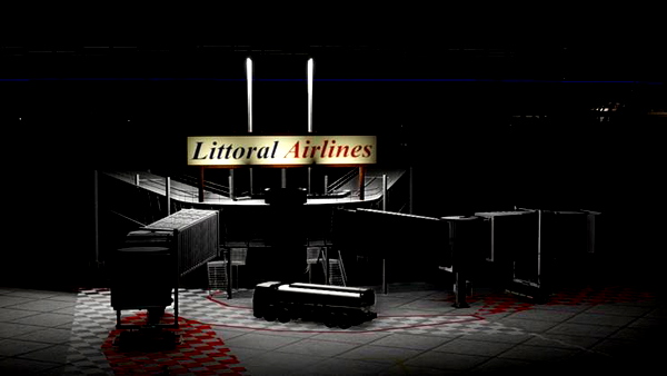 Panneaux Littoral Airlines sur LFMN-LFMD-LFPB-LFMT-LFBR-LFPO-KMCI - for Microsoft Flight Simulator