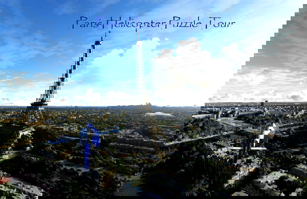 Paris Helicopter Puzzle Tour - for Microsoft Flight Simulator