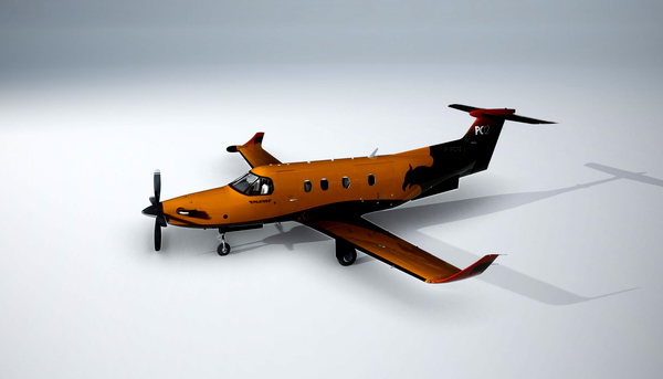PC12 | Dark Orange Scheme - for Microsoft Flight Simulator