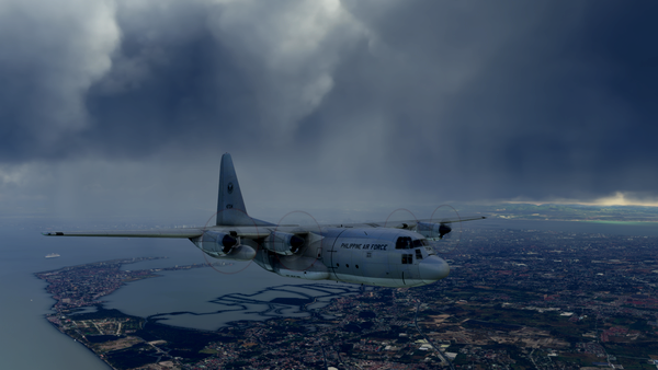 PHILIPPINE AIR FORCE C130 - 4704 - for Microsoft Flight Simulator