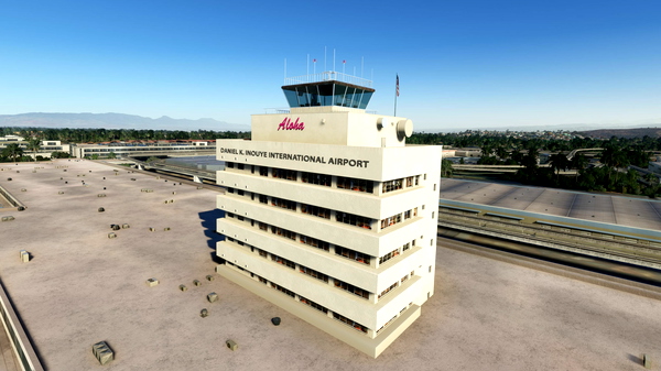 PHNL Daniel K. Inouye International Airport, Honolulu - for Microsoft Flight Simulator