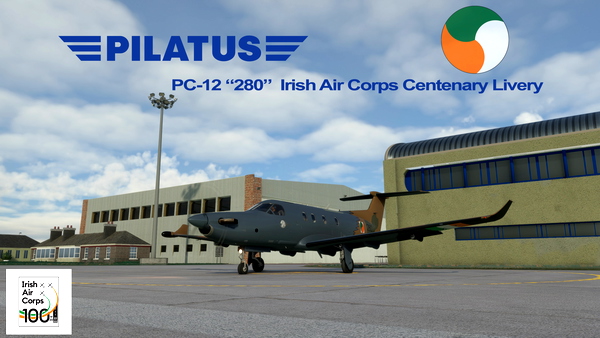 Pilatus PC-12 "280" Irish Air Corps Centenary Livery - for Microsoft Flight Simulator