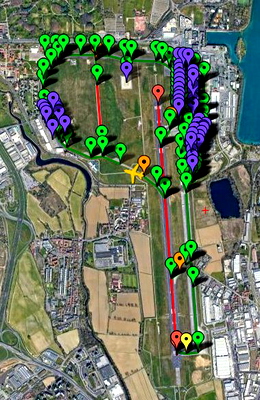 Pilot2ATC Milano Linate LIML Taxiways and Gates - for Microsoft Flight Simulator