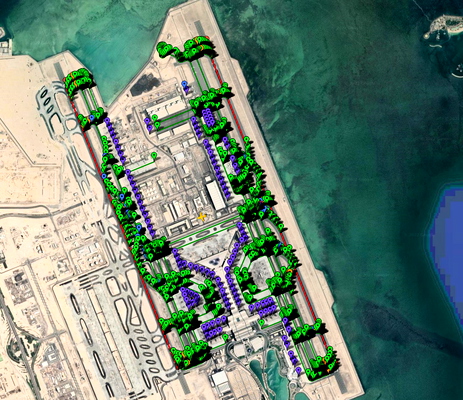 Pilot2ATC OTHH (Doha) Taxiways and Gates - for Microsoft Flight Simulator