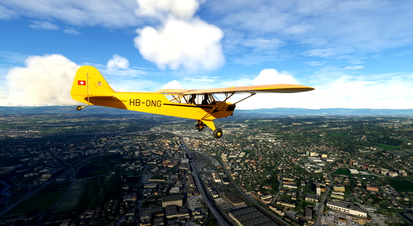 Piper L-4 Grasshopper HB-ONG - for Microsoft Flight Simulator