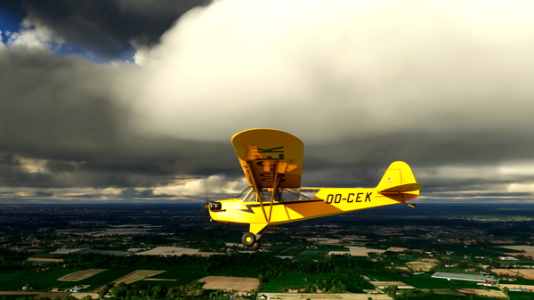 Piper L-4 Grasshopper OO-CEK - for Microsoft Flight Simulator