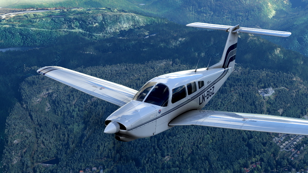 Piper PA 28RT Arrow IV LN-BGZ - for Microsoft Flight Simulator