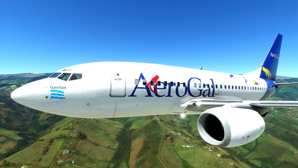 PMDG 737-600 Aerogal (HC-CED) - for Microsoft Flight Simulator