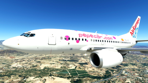 PMDG 737-600 Air Europa - pepecar.com (EC-INT) - for Microsoft Flight Simulator