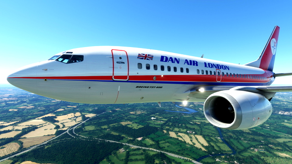PMDG 737-600 Dan Air London (G-BNNJ) - for Microsoft Flight Simulator