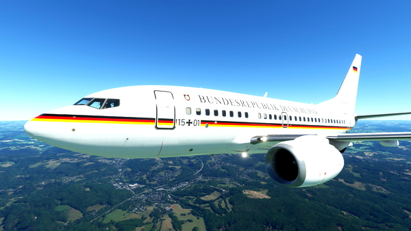 PMDG 737-600 Luftwaffe - VIP Transport (15+01) - for Microsoft Flight Simulator