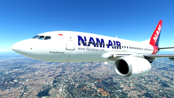 PMDG 737-600 Nam Air (PK-NAL) - for Microsoft Flight Simulator