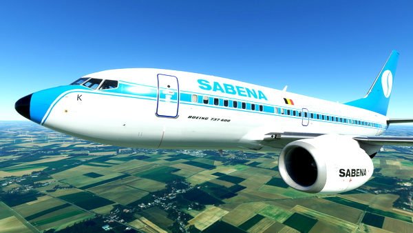 PMDG 737-600 Sabena Vintage (OO-SYK) - for Microsoft Flight Simulator