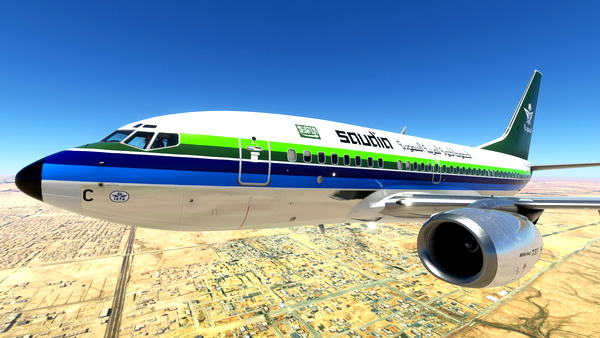 PMDG 737-600 Saudi Arabian Airlines (HZ-AGC) - for Microsoft Flight Simulator