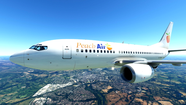 PMDG 737-700 Peach Air (G-SBEA) - for Microsoft Flight Simulator
