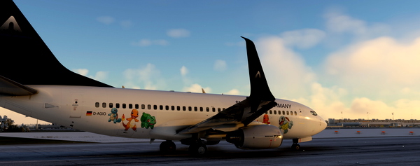 PMDG 737-700 SSW SWG-Pokemon-D-AGIO - for Microsoft Flight Simulator