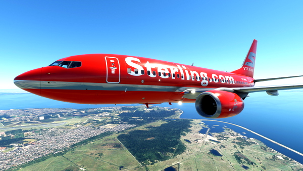 PMDG 737-700 Sterling Airlines (OY-MRE) - for Microsoft Flight Simulator