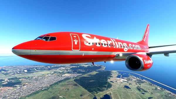 PMDG 737-700 Sterling Airlines (OY-MRI) - for Microsoft Flight Simulator
