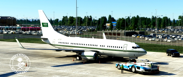 PMDG 737-700BBJ Saudi Arabia - Air Force (HZ-101 | 2004) - for Microsoft Flight Simulator