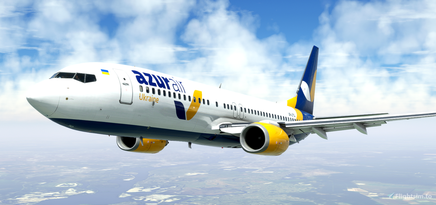 PMDG 737-800 - Azur Air Ukraine (UR-UTQ) for Microsoft Flight Simulator ...