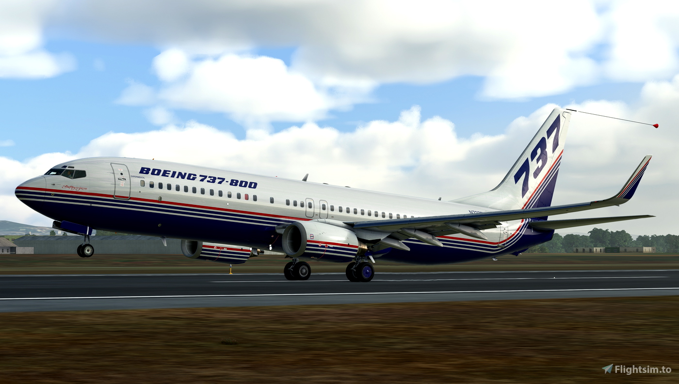 PMDG 737-800 Boeing house colors N737BX for Microsoft Flight Simulator ...