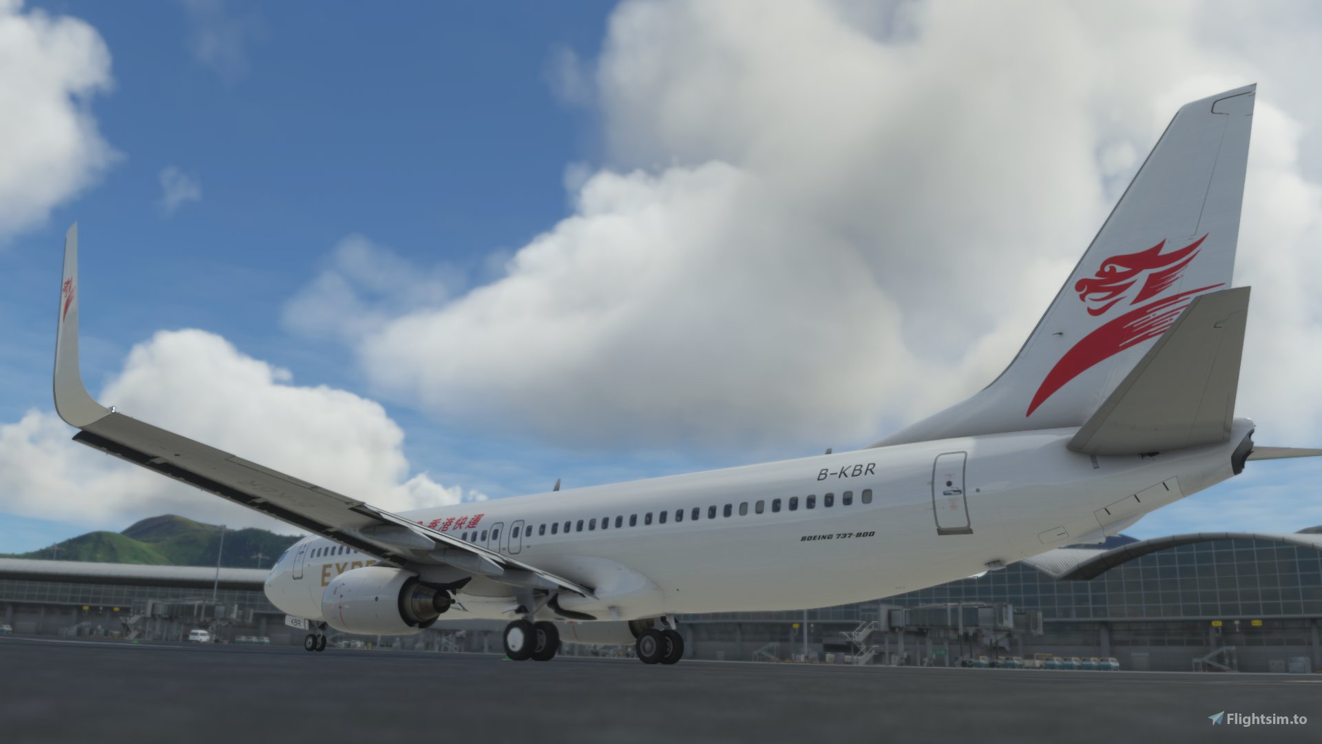 PMDG 737-800 Hong Kong Express B-KBR For Microsoft Flight Simulator | MSFS