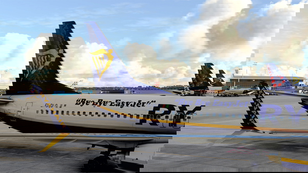 PMDG 737-800 Ryan Air SSW (EI-DLO) "Bye Bye EasyJet" - for Microsoft Flight Simulator