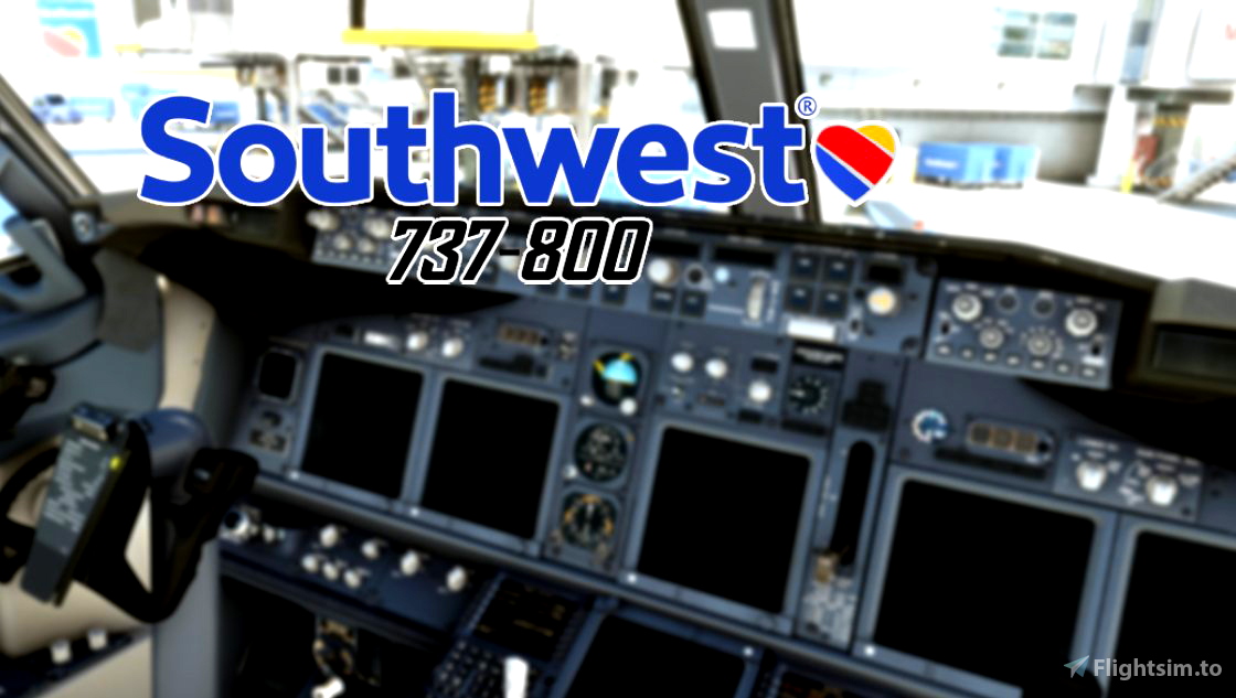 PMDG 737-800 Southwest Cold and Dark States for Microsoft Flight ...