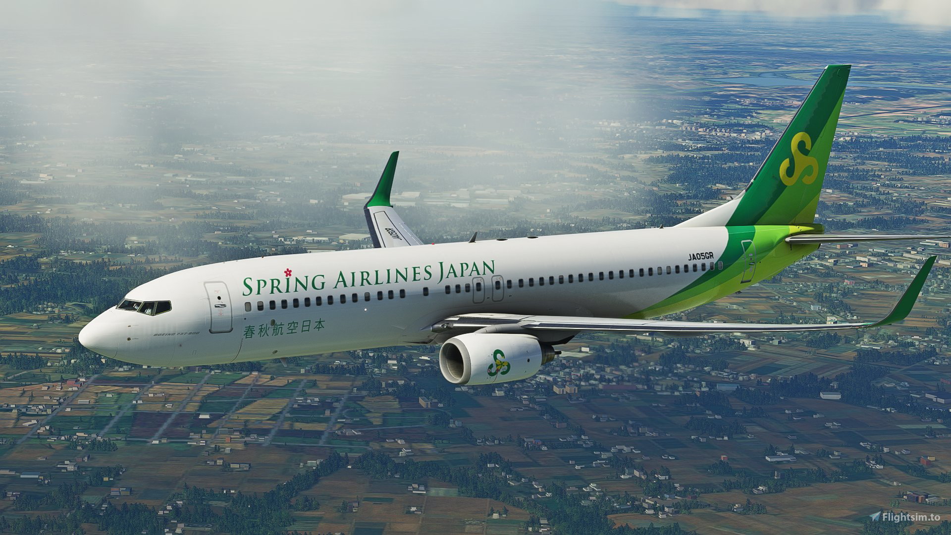 PMDG 737-800 Spring Japan 春秋航空日本 JA05GR 8K for Microsoft