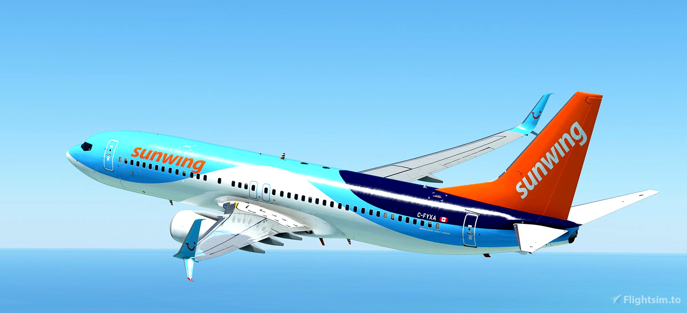 PMDG 737-800 Sunwing (C-FYXA- 2022) for Microsoft Flight Simulator | MSFS