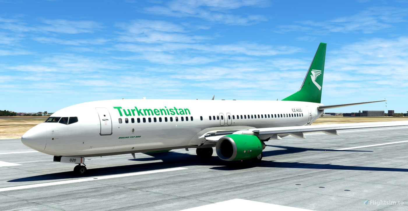 PMDG 737-800 - Turkmenistan Airlines (EZ-A020) for Microsoft Flight ...