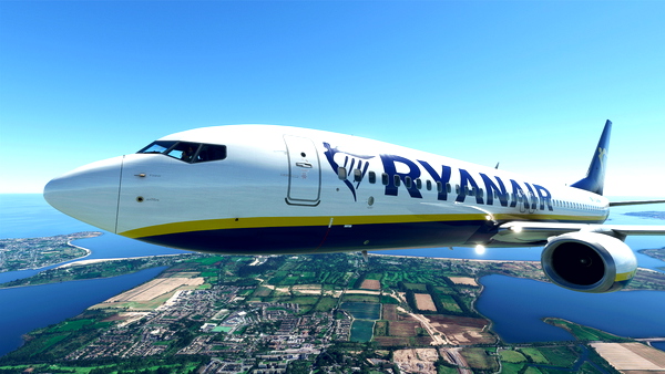 PMDG 737-800 /w cabin Ryanair (EI-EFY) - for Microsoft Flight Simulator